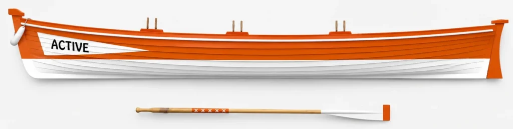 Cornish Rowing Gig - Active