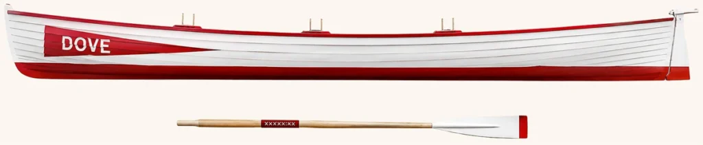Cornish Rowing Gig - Dove