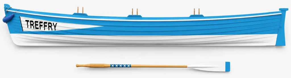 Cornish Rowing Gig - Treffry