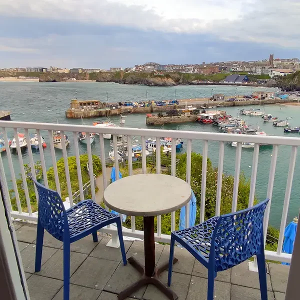 The Harbour Hotel Newquay Private Balcony Harbour and Sea Views